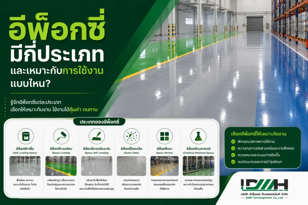สีอีพ๊อกซี Epoxy Self-Leveling โดย DMH Groups